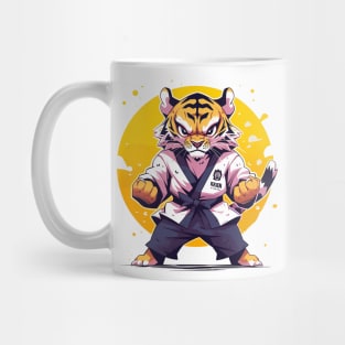 karate tiger Mug